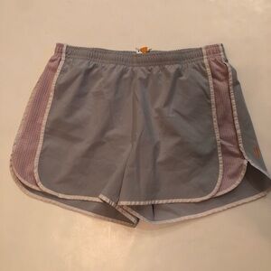 Lucy Athletic Shorts Gray Purple Xsmall